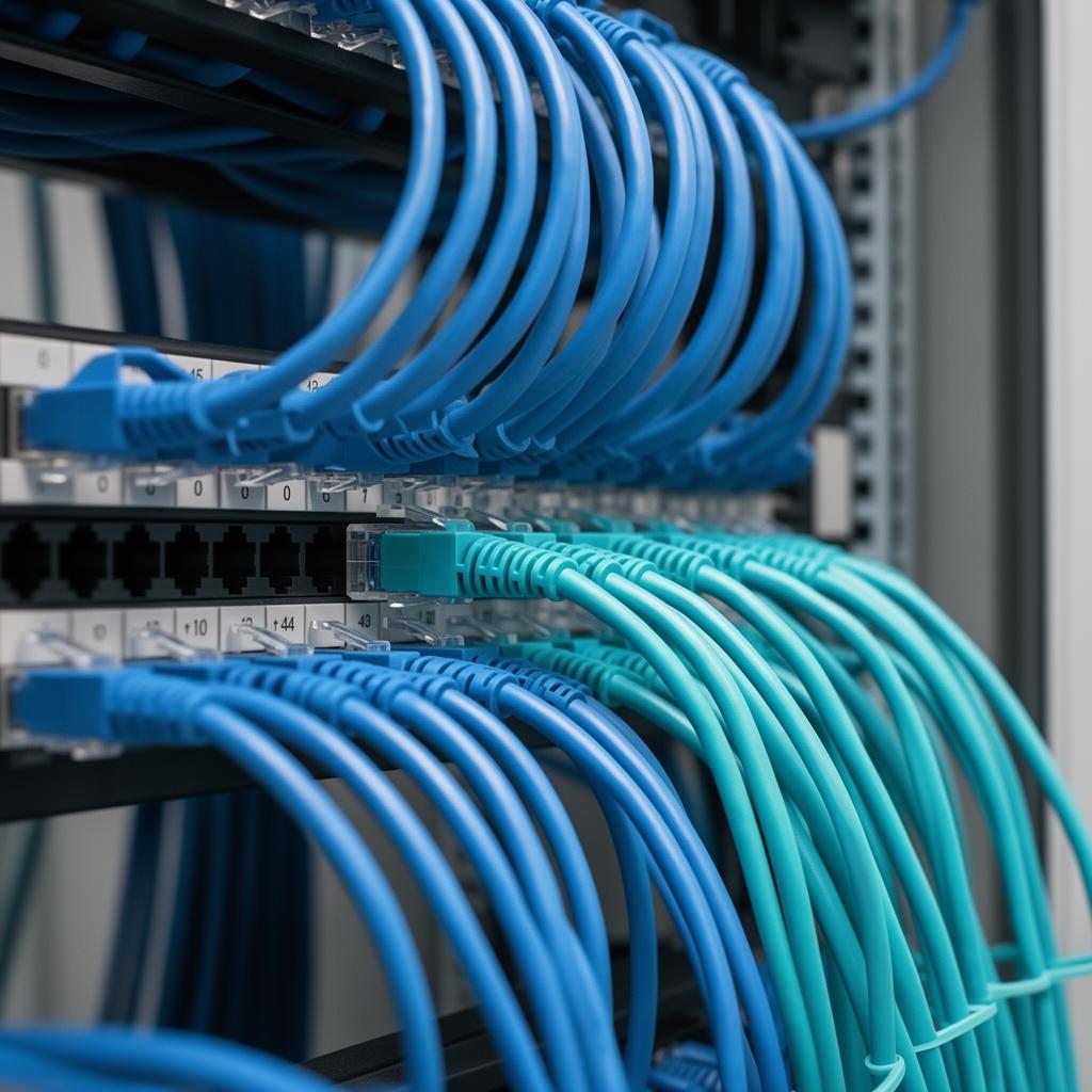 Infraestrutura de cabeamento elétrico e de dados integrados